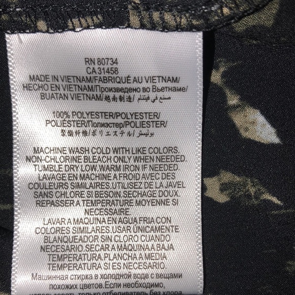 BCBGENERATION size xxsmall leopard print top - Picture 5 of 5